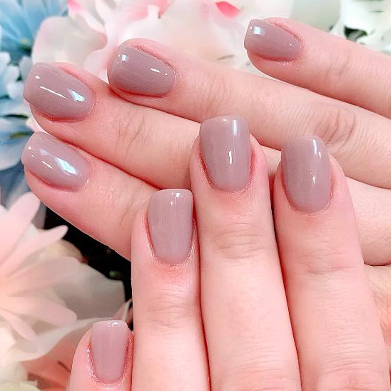 Dip Long Nails Coffin Shape