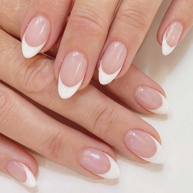 Acrylic Pink And White Fset