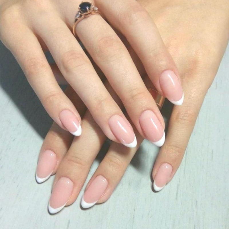 Gel Manicure with French
